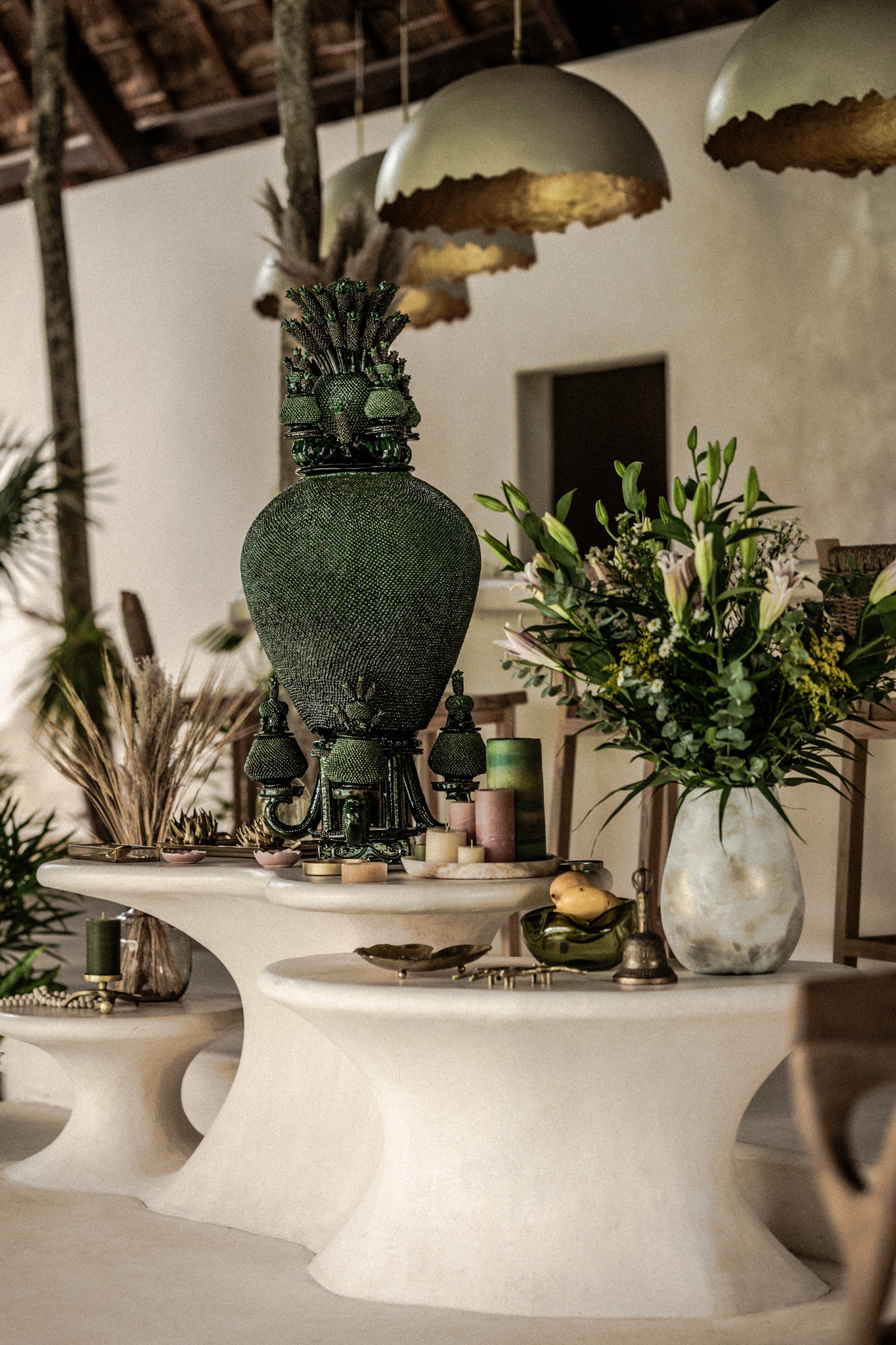 Decorative details at MILAM Tulum